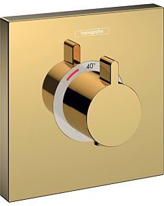 hansgrohe ShowerSelect Highflow trim set 15760990 concealed thermostat, polished gold optic