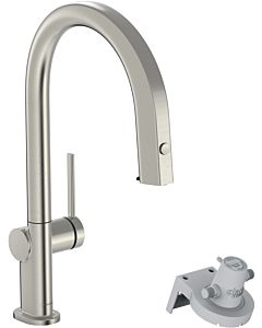 hansgrohe Aqittura M91 kitchen faucet 76803800 pull-out spout, 1jet, stainless steel finish