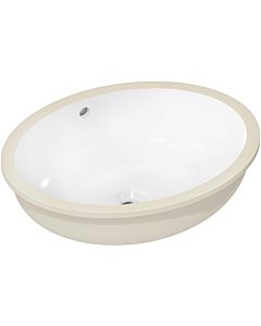 hansgrohe Xuniva lavabo sous plan 61048450 450x350mm, avec trou pour robinetterie, avec trop-plein, SmartClean, blanc