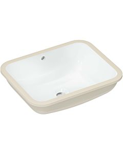 hansgrohe Xuniva lavabo sous plan 61052450 450x350mm, sans trou pour robinetterie, avec trop-plein, SmartClean, blanc