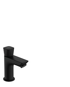 hansgrohe Logis pillar valve 71120670 matt black, for cold water or premixed water, without drain fitting