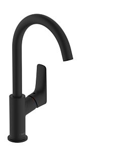 hansgrohe Logis single lever basin mixer 71130670 waste set plastic pull rod, with swivel spout