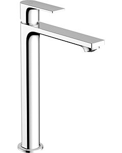 hansgrohe Rebris E basin mixer 72583000 without pop-up waste, chrome