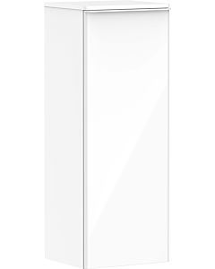 hansgrohe Xelu Q medium cabinet 54127700 370x400x1065mm, door hinge on the left, white high gloss, matt white