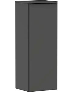 hansgrohe Xelu Q armoire mi-haute 54128670 370x400x1065mm, charnière de porte à gauche, gris diamant mat, noir mat