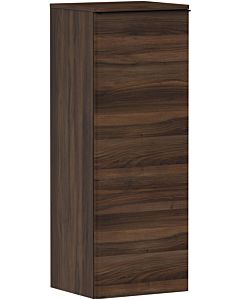 hansgrohe Xelu Q mid-tall cabinet 54130670 370x400x1065mm, door hinge on the left, dark walnut, matt black