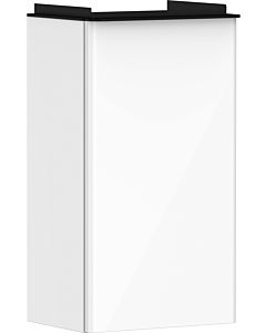 hansgrohe Xelu Q Waschtischunterschrank 54011670 340x605x245mm, für Handwaschbecken, links, weiß hochglanz, mattschwarz
