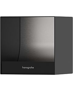 hansgrohe XtraStoris porte-rouleau de papier toilette encastrable original 56065670 150x150x140mm, noir mat
