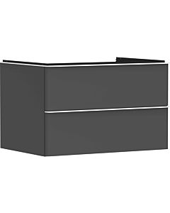 hansgrohe Xelu Q meuble sous-vasque 54075700 780x485x550mm, 2 tiroirs, gris diamant mat, blanc mat