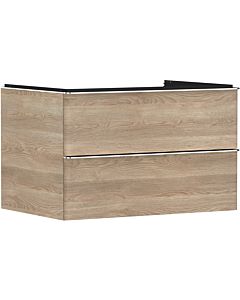 hansgrohe Xelu Q meuble sous-vasque 54076000 780x485x550mm, 2 tiroirs, chêne naturel, chromé