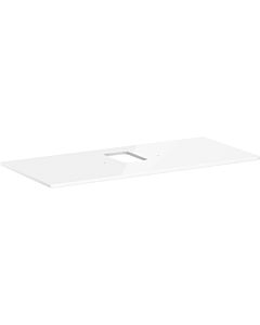 hansgrohe Xelu Q console 54122050 1180 x 550 mm, cut-out in the middle, countertop washbasin with tap hole, high-gloss white