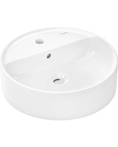hansgrohe Xuniva countertop washbasin 60169450 450x450mm, with tap hole/overflow, white