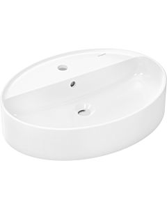 hansgrohe Xuniva countertop washbasin 61078450 600x450mm, with tap hole/overflow, SmartClean, white