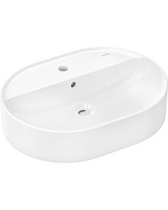 hansgrohe Xuniva countertop washbasin 60171450 600x450mm, with tap hole/overflow, white