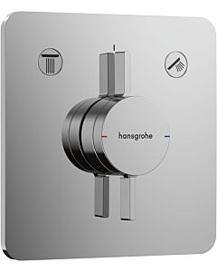 hansgrohe DuoTurn Q mixer 75414000 flush-mounted, for 2 Verbraucher , chrome