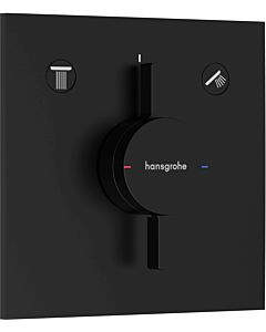hansgrohe DuoTurn E mixer 75417670 flush-mounted, for 2 Verbraucher , matt black