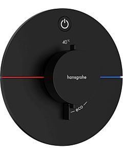 hansgrohe ShowerSelect Comfort S Thermostat 15553670 UP, für 1 Verbraucher, mattschwarz