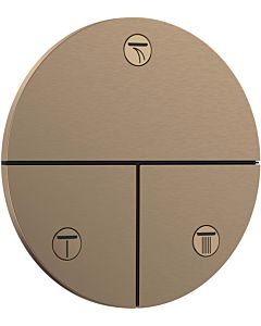 hansgrohe ShowerSelect Comfort S Ventil 15558140 UP, für 3 Verbraucher, brushed bronze