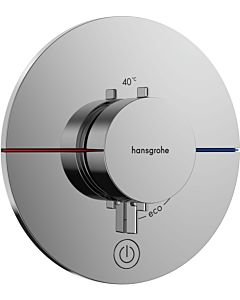 hansgrohe ShowerSelect Comfort S Thermostat 15562000 UP, für 1 Verbraucher und einen zusätzlichen Abgang, chrom