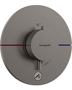hansgrohe ShowerSelect Comfort S Thermostat 15562340 UP, for 1 Verbraucher and an additional outlet, brushed black chrome