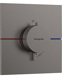 hansgrohe ShowerSelect thermostat Comfort E 15574340 UP, pour 1 Verbraucher , chrome noir brossé