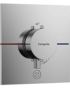 hansgrohe ShowerSelect Comfort E Thermostat 15575000 UP, für 1 Verbraucher und einen zusätzlichen Abgang, chrom