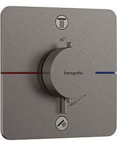 hansgrohe ShowerSelect Comfort Q Thermostat 15586340 UP, for 2 Verbraucher , with safety combination EN 1717, brushed black chrome