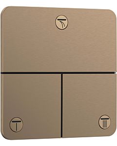 hansgrohe ShowerSelect Ventil 15587140 UP, für 3 Verbraucher, brushed bronze