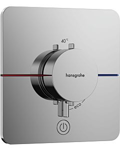 hansgrohe ShowerSelect Comfort Q Thermostat 15589000 UP, für 1 Verbraucher und einen zusätzlichen Abgang, chrom