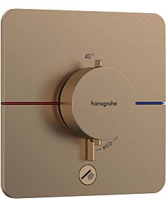 hansgrohe ShowerSelect Comfort Q Thermostat 15589140 UP, für 1 Verbraucher und einen zusätzlichen Abgang, brushed bronze
