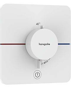 hansgrohe ShowerSelect Comfort Q Thermostat 15589700 UP, für 1 Verbraucher und einen zusätzlichen Abgang, mattweiß