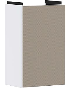 hansgrohe Xevolos E meuble sous-vasque 54166390 340x555x245mm, gauche, blanc mat, structure bronze