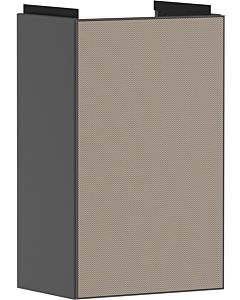 hansgrohe Xevolos E vanity unit 54168390 340x555x245mm, left, slate gray matt, bronze structure