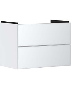 hansgrohe Xevolos E meuble sous-vasque 54178320 780x555x475mm, 2 tiroirs, blanc mat, blanc métallique