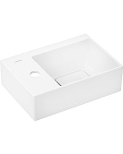 hansgrohe Xevolos E hand washbasin 61087450 360x250mm, tap hole on the left, without overflow, SmartClean, white