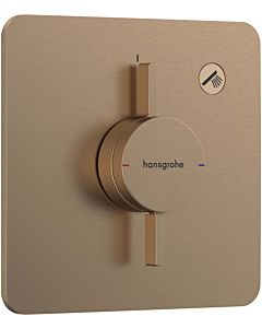 hansgrohe DuoTurn mixer 75614140 flush-mounted, for 1 Verbraucher , brushed bronze