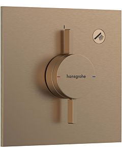 hansgrohe DuoTurn E Mischer 75617140 Unterputz, für 1 Verbraucher, brushed bronze