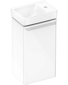 hansgrohe Xelu Q Waschtischunterschrank 54011700 340x605x245mm, für Handwaschbecken, links, weiß hochglanz, mattweiß