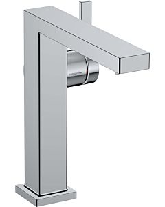 hansgrohe Tecturis single lever basin mixer 73040000 projection 157mm, with push-open waste set, chrome