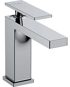 hansgrohe Tecturis single lever basin mixer 73010000 projection 144mm, with pull rod waste set, chrome