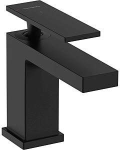 hansgrohe Tecturis single lever basin mixer 73001670 projection 122mm, without waste set, matt black