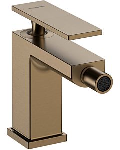 hansgrohe Tecturis single lever Bidet fitting 73200140 projection 149mm, with pop-up waste set, brushed bronze