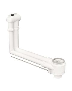 hansgrohe waste and overflow set 50005000 with eccentric actuation, for wash basins