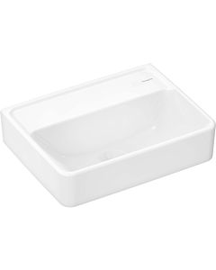 hansgrohe Xanuia Q hand wash basin 61142450 450x340mm, without tap hole and overflow, white SmartClean