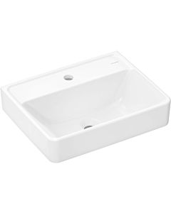 hansgrohe Xanuia Q lave-mains 60233450 500x390mm, avec trou pour robinetterie sans trop-plein, blanc