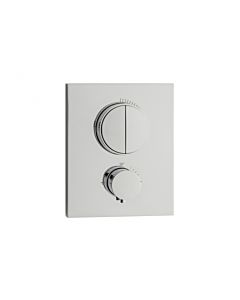 Herzbach NeoCastell final assembly set 11.803050.2.01 for 2 Verbraucher , concealed thermostat, chrome