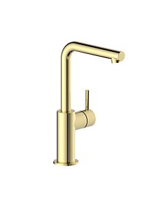 Herzbach Siro L-Size basin mixer 30.120333. 2000 .03 side handle, without pop-up waste, gold