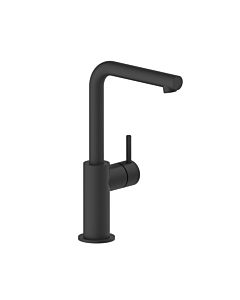 Herzbach Siro L-Size basin mixer 30.120333. 2000 .12 handle on the side, without pop-up waste, matt black
