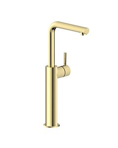 Herzbach Siro XL-Size basin mixer 30.120333.3.03 handle on the side, without drain fitting, gold