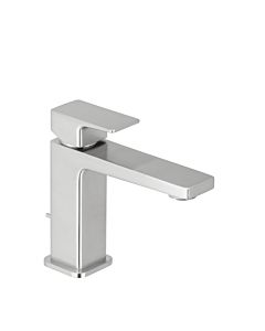 Herzbach Ceo single lever basin mixer 36.220311. 2000 .14 S-Size, with pop-up waste, stainless steel finish